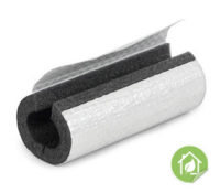4zero fire proof rated thermal pipe insulation lagging wrap foam low voc green star building council compliant