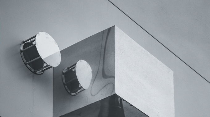 Stainless steel soffit cover for overflow pipe exit custom