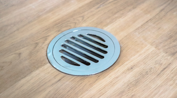 Vinyl floor waste drainage vinylrite drain