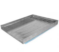 Shower Tray stainless steel base tiled over thumbnail