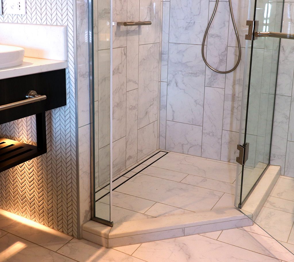 Shower, Shower tray, Tile Over, Allproof