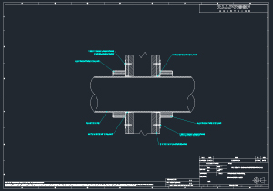 Fire Collar 2x13mm Plasterboard Install.dwg