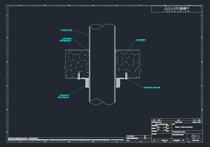 Fire Collar Stack Concrete Floor Install.dwg