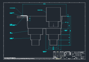 rainwater sump install flat roof drain detail CAD
