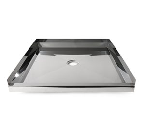 Shower Tray-Exposed Stainless