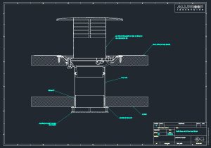 soffit cover drain overflow flat roof install details