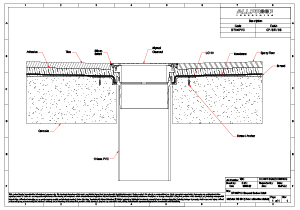 bolted trap cleanout inspection point drain cover lid install detail drawing