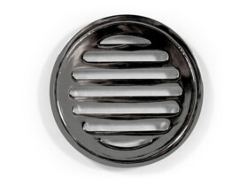 Round Round point drain shower grate chrome