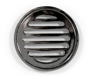 Round Round point drain shower grate chrome