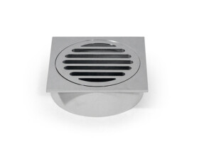 Chrome on Brass chrome on brass tile floor waste grate drain