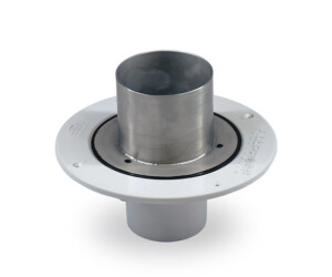 Allthrough roof and balcony drain stainless steel PVC flange VRTW Vinylrite thick walled