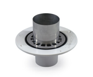 Allthrough roof and balcony drain stainless steel PVC flange VRTW Vinylrite thick walled