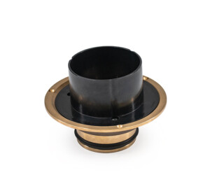 Allthrough roof and balcony drain plastic Bronze flange small diameter