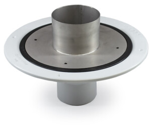 Allthrough roof and balcony drain stainless steel PVC flange VRTW Vinylrite thick walled