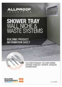 BPIR - Shower Trays & Niche - Thumbnail