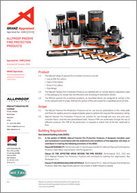 Branz Appraisal passive fire protection fire collars