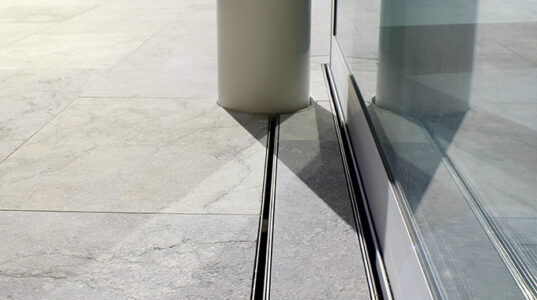 level threshold channel linear drain tile insert hidden strip drain grate