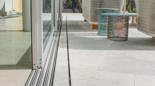 tile insert drain grate door entrance slider threshold level linear drainage channel