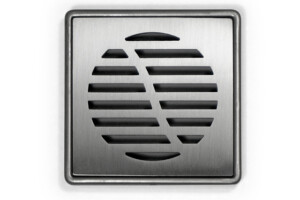 Stainless shower point drain bathroom cross