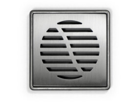 Stainless shower point drain bathroom cross