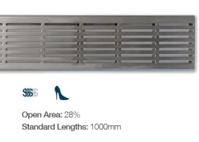 slot drain domestic channel laser stainless grate