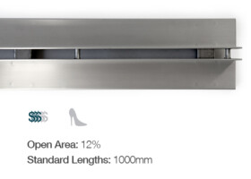 domestic drive driveway way channel trench strip drain drainage modular plastic grate stainless slot