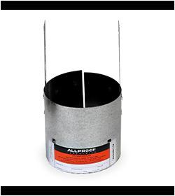 Drop in Fire Collar Extendable 100mm