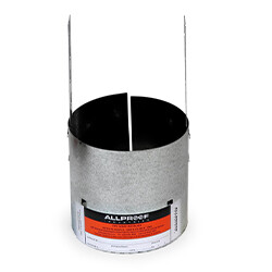 Drop in Fire Collar Extendable 100mm