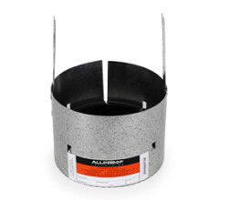Drop in Fire Collar Extendable 150mm