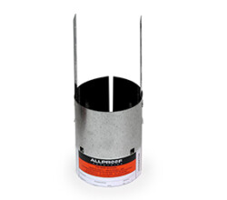Drop in Fire Collar Extendable 80mm