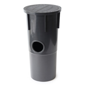 Drainage pit drain sump water collection point tank ground surface storm water stormwater seal one hole outlet