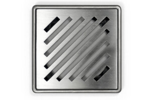 Stainless shower point drain bathroom diagonal