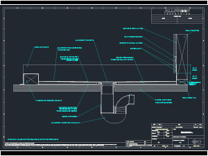 nz made exposed stainless shower tray install details CAD