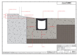 domestic channel garage install detail