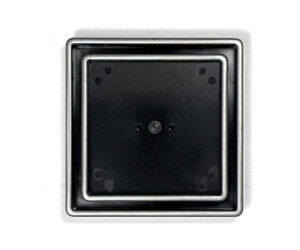 Tile insert point drain shower grate pressed stainless