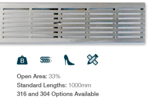 drain grate strip trench channel drive external surface water storm waste collection drianage