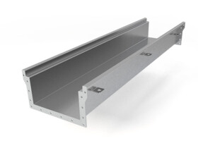 Linear drain channel stainless steel 200mm wide