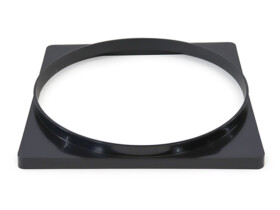 Plastic pit adapter square drainage square to round waste water surface drain drainage