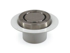 PVC base security drain stainless steel tile floor waste