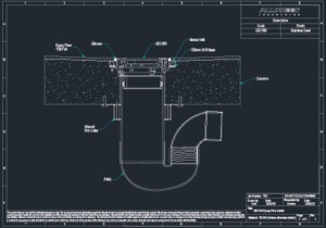 CAD dwg install drawing security drain