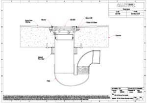 security drainage system install drawing