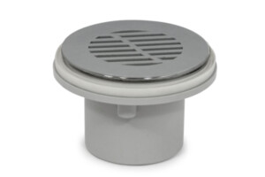 shower tray grate waste drain flat chrome