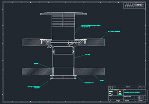 soffit cover drain overflow flat roof install details
