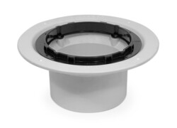 150mm podium Sureflow roof drain internal gutter flat roof dome overflow grate heat membrane drainage