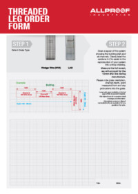 Threaded Leg Custom Request Form