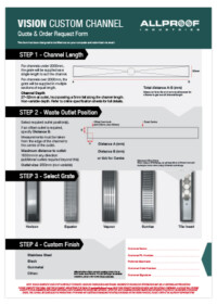 Custom Vision Channel - Single Outlet