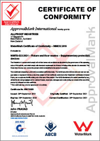 product watermark NZ Australia building building standards