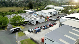 Allproof truck returning to production facility on the North Shore of Auckland.